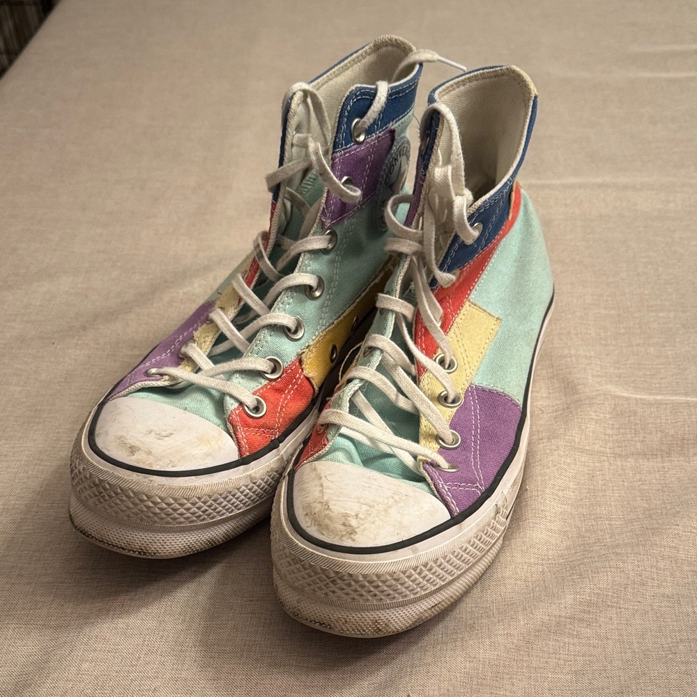 Converse Multicolor High-Top Sneakers
